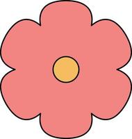 Minimalis, simple flower illustration designs best for creative projects vector