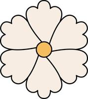Minimalis, simple flower illustration designs best for creative projects vector