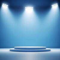 Elegant and Creative Podium 3D model photo