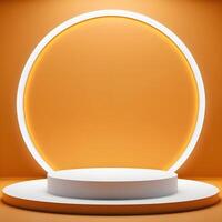Elegant and Creative Podium 3D model photo
