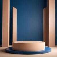 Elegant and Creative Podium 3D model photo