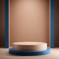 Elegant and Creative Podium 3D model photo