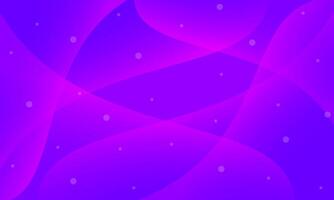 abstract blue pink curved wave background with snowflakes vector