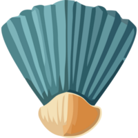 A blue shell with a shell on it png