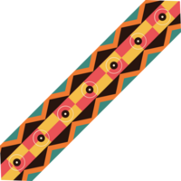 A colorful stripe with a black background png