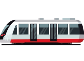 A train is shown on a black background png
