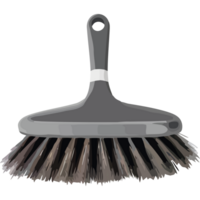 A brush with a black handle on a black background png