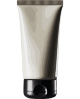 A tube of cream on a black background png