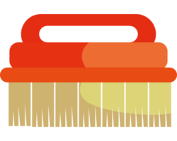 A brush with a handle and a handle png