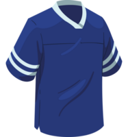 Blue football jersey png