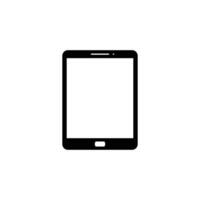 Tablet device icon design template. vector