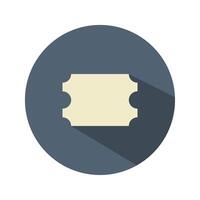 Ticket flat icon. business symbol icons, admit, sale, label, coupon. Can be used for websites, UI and mobile apps. vector