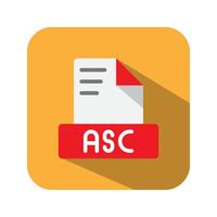Abw document file type flat icon. symbol file format. Can be used for websites, software, UI and mobile apps. vector
