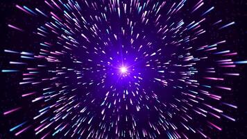 Science fiction dots or cybergrids form particle information lines, large fields of data. High information technologies. abstract science fiction theme background video