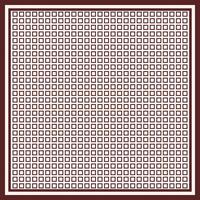 abstract simple square geometric pattern scarf vector