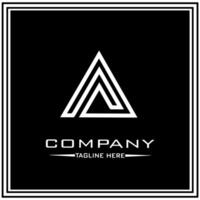 Triangle logo icon. vector
