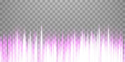 Vertical speed rays, light neon flow, zoom in motion effect, pink glow speed lines, colorful light trails, perspective stripes. vector