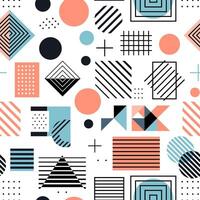 Geometry shape seamless pattern background vector