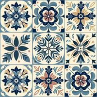 ceramic tile pattern2 vector