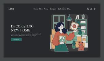 Moving Out. Flat Illustration vector