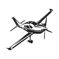 Small Engine Plane design Stock Illustrations vector
