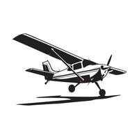 Small Engine Plane design Stock Illustrations vector