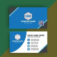 Creative business card design vector