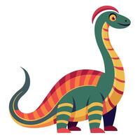 Dreadnoughtus dinosaur cries kawaii vector
