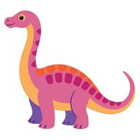 Dreadnoughtus dinosaur goes kawaii vector