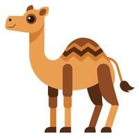 Dromedary Camels camel goes kawaii vector