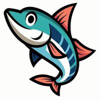 Drum Fish goes kawaii vector