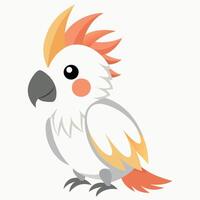 Eagle bird dancing kawaii vector