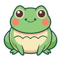 Edible Frog flies kawaii vector
