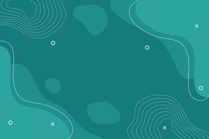 Abstract Background with Retro Memphis and Green Pastel Color. vector