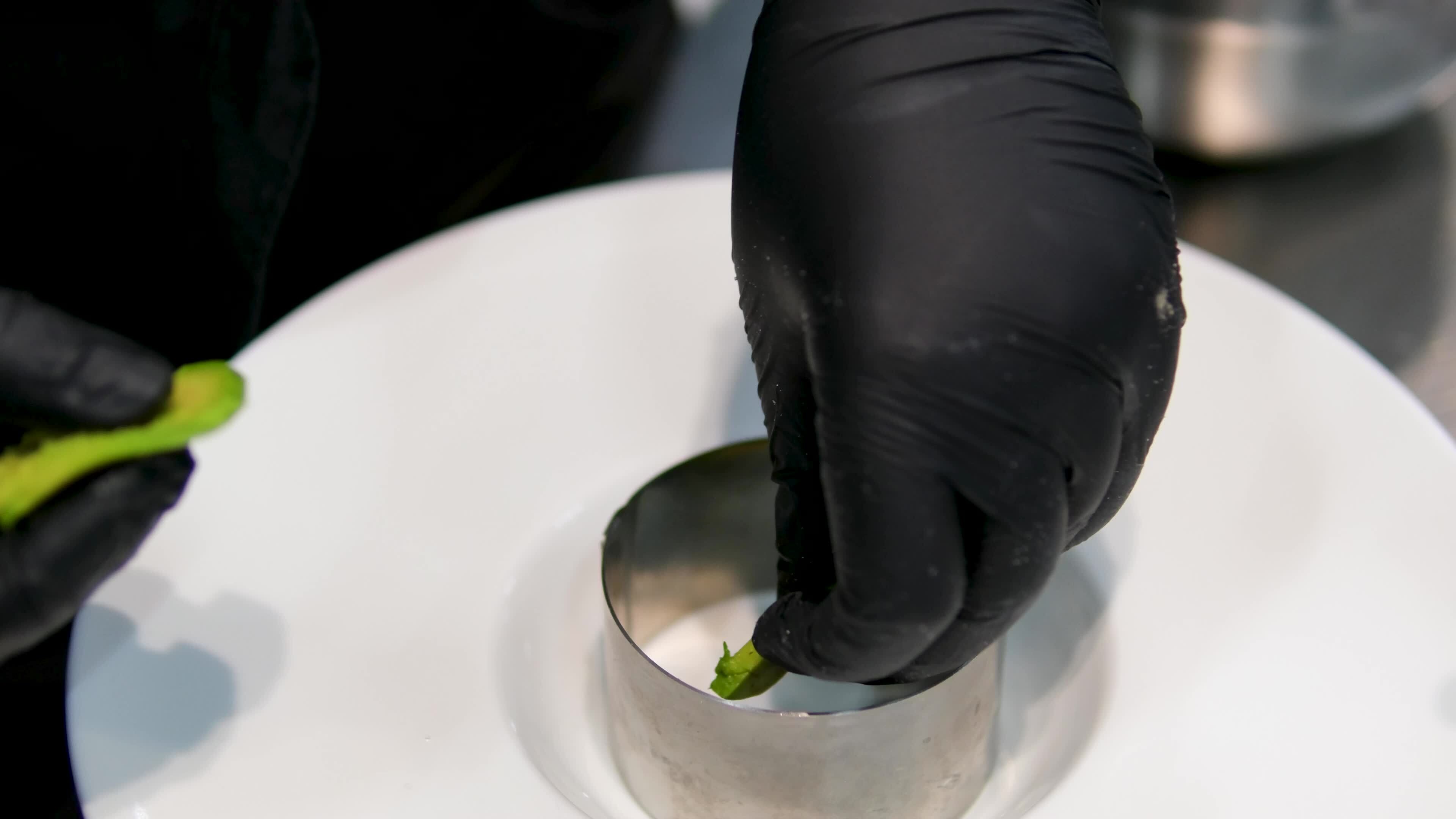 TIMBALE SALAD Ingredients avocado lemon juice tuna in its own juice