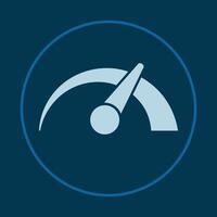 Speedometer trendy icon crafty abstract illustration qualified artwork beautiful design vector