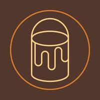 Paint bucket trendy icon ready abstract prepared illustration colorful artwork design vector
