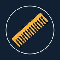 Comb trendy icon deceptive abstract illustration colorful artwork beautiful design vector