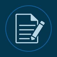 Document trendy icon crafty abstract illustration qualified artwork beautiful design vector