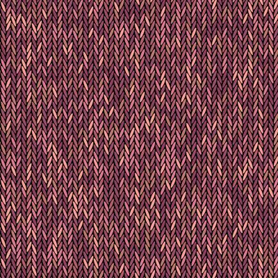 Knit texture melange red color. seamless pattern fabric. Knitting background flat design.