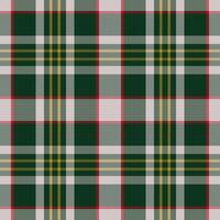 Tartan plaid pattern in green. Print fabric texture seamless. Check background. vector