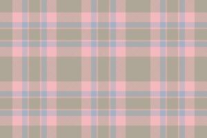 Plaid background, check seamless pattern in pink. fabric texture for textile print, wrapping paper, gift card or wallpaper. vector
