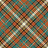 Tartan scotland seamless plaid pattern . Retro background fabric. Vintage check color square geometric texture. vector