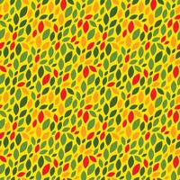 Abstract seamless pattern. Autumn background. Yellow and orange colors. vector
