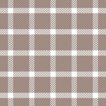 Rich pattern texture textile, graph plaid fabric. Customized background seamless check tartan in pastel and white colors. vector