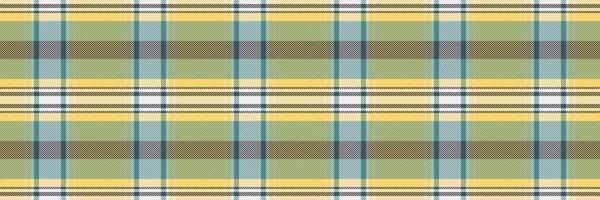 Girl background plaid pattern, packing textile seamless check. Attire tartan texture fabric in amber and cyan colors. vector