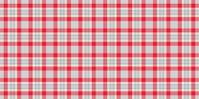 Factory texture pattern seamless, stage fabric plaid tartan. Japanese check background textile in red and white colors. vector