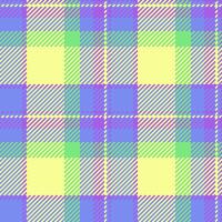 Tartan check fabric of textile texture plaid with a pattern seamless background. vector