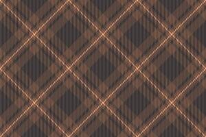Net tartan background seamless, setting texture textile . Bandana plaid pattern check fabric in pastel and orange colors. vector
