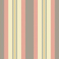 Cut out vertical fabric lines, cover seamless textile. Relax texture stripe background pattern in light and pastel colors. vector